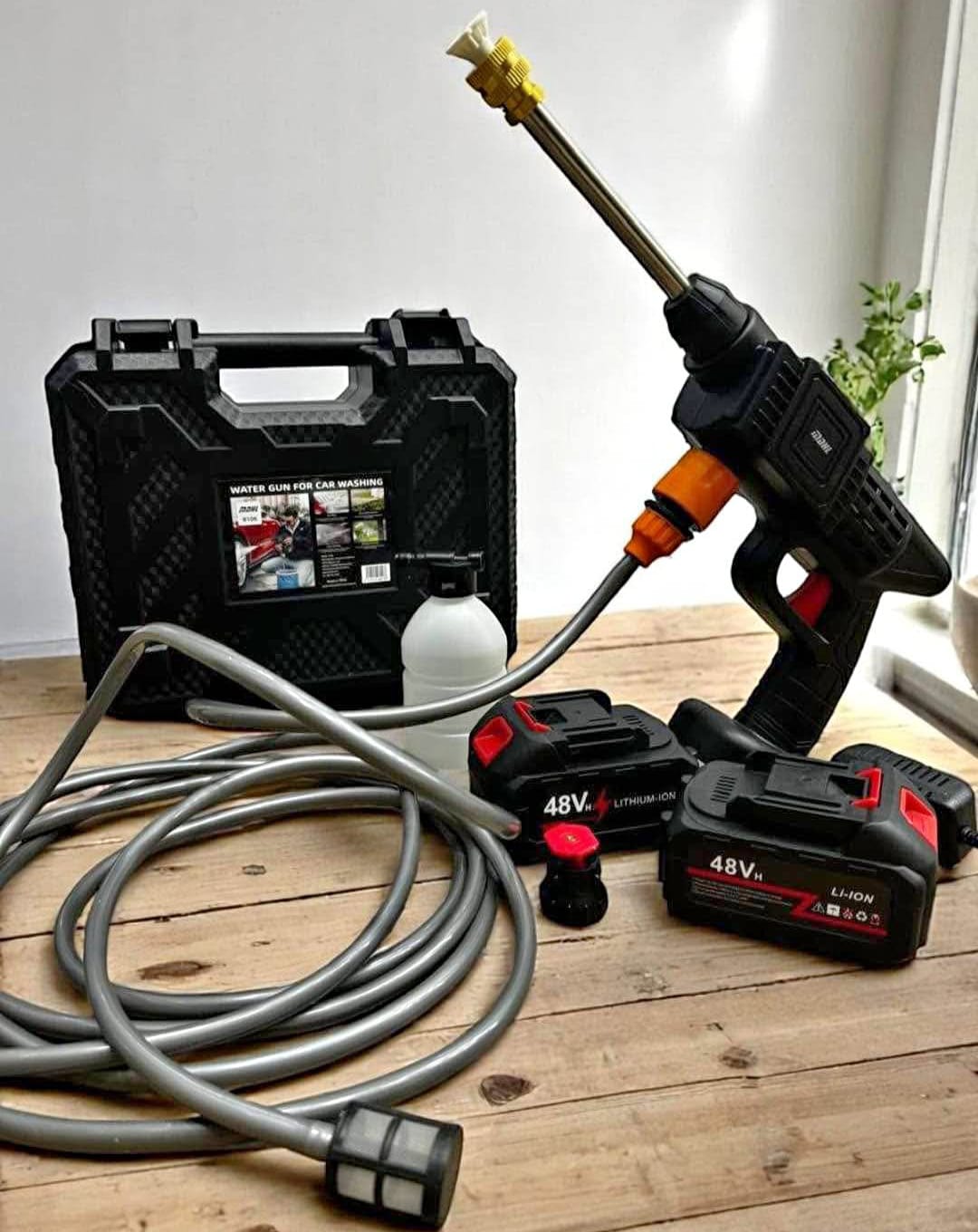 Hidrolavadora Portátil + Mini Aspiradora GRATIS